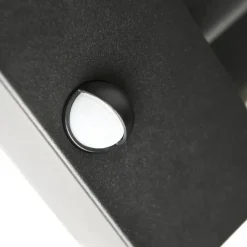 Buitenverlichting|Buitenlampen Met Sensor-QAZQA buitenlampen met sensor rotterdam zwart e27