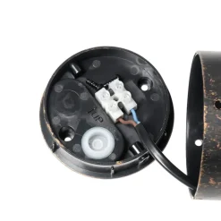 QAZQA buitenlampen met sensor kiki goudkleurig e27