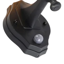 QAZQA buitenlampen met sensor new haven zwart e27