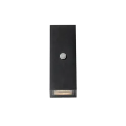 Buitenlampen Met Sensor|Wandlampen-QAZQA buitenlampen met sensor baleno zwart gu10