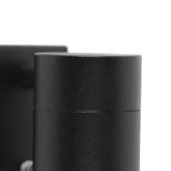 Buitenverlichting|Wandlampen-QAZQA buitenlampen met sensor solo zwart gu10