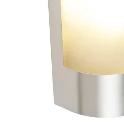Wandlampen-QAZQA buitenlampen met sensor mira zilverkleurig e27