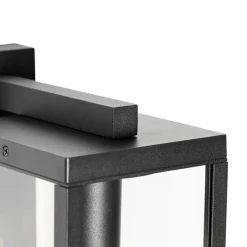 Wandlampen-QAZQA buitenlampen met sensor charlois zwart e27