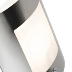QAZQA buitenlampen met sensor emmerald zilverkleurig e27