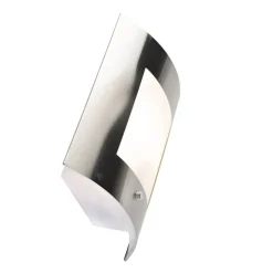 QAZQA buitenlampen met sensor emmerald zilverkleurig e27