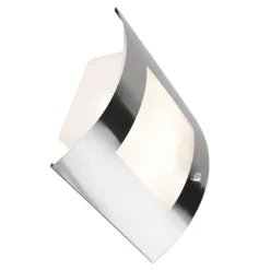 QAZQA buitenlampen met sensor emmerald zilverkleurig e27