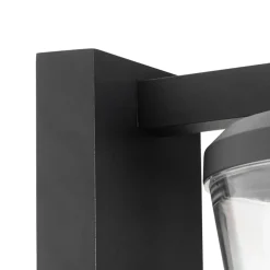 QAZQA buitenlampen met sensor joren zwart e27