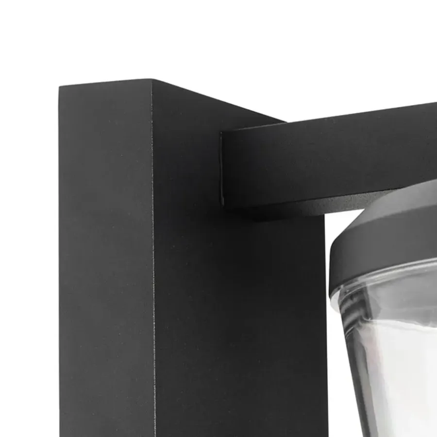 QAZQA buitenlampen met sensor joren zwart e27