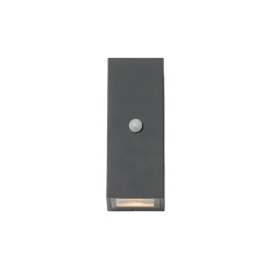 Buitenlampen Met Sensor|Wandlampen-QAZQA buitenlampen met sensor baleno grijs gu10