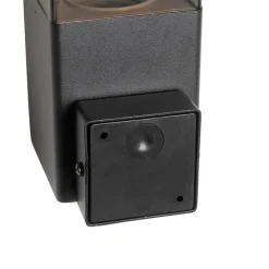 Wandlampen-QAZQA buitenlampen met sensor denmark zwart e27