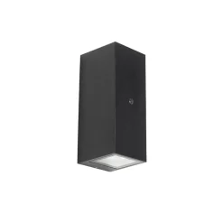 QAZQA buitenlampen met sensor baleno zwart gu10