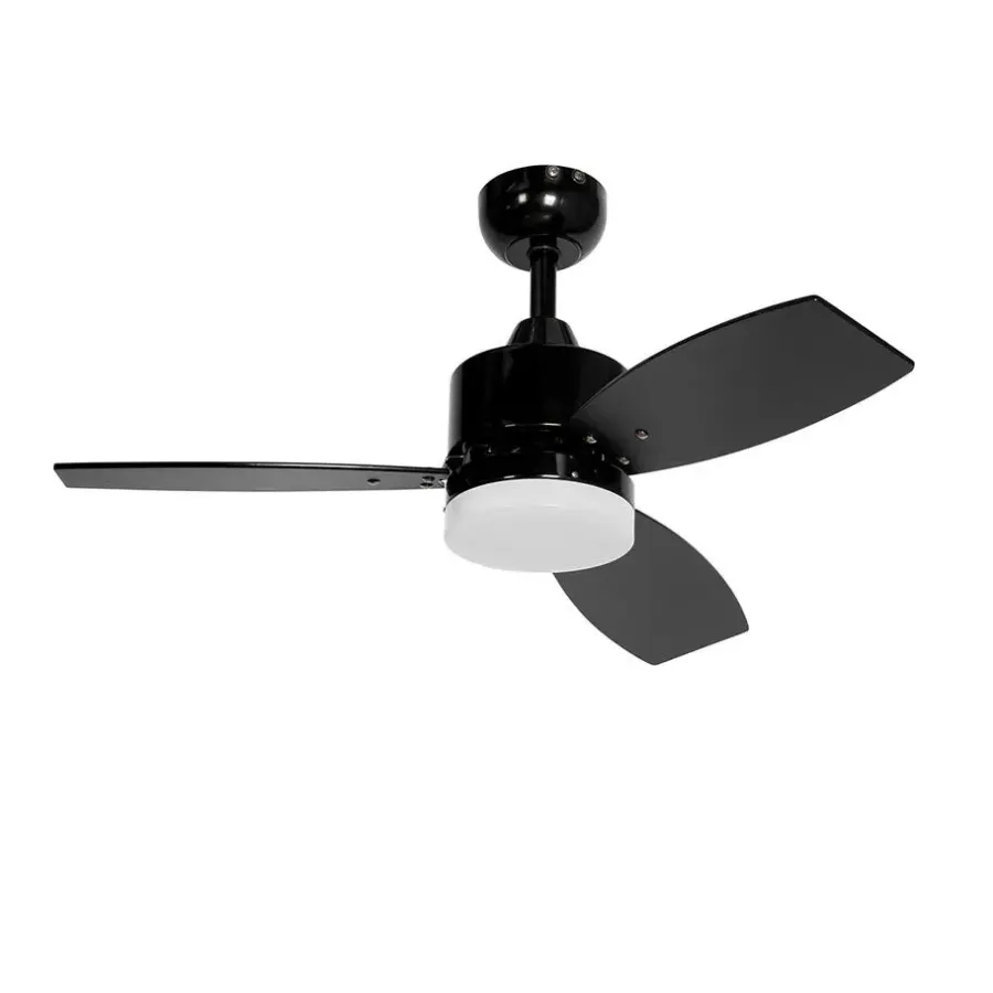 QAZQA buitenlampen toledo zwart geïntegreerde led