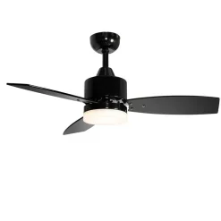 QAZQA buitenlampen toledo zwart geïntegreerde led