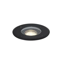 Buitenverlichting|Grondspots-QAZQA grondspots delux zwart gu10