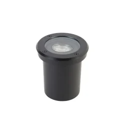 Buitenverlichting|Grondspots-QAZQA grondspots delux zwart gu10