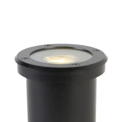 QAZQA grondspots delux zwart gu10