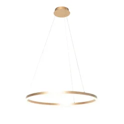 Hanglampen-QAZQA hanglampen anello goudkleurig geïntegreerde led