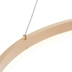 Hanglampen-QAZQA hanglampen anello goudkleurig geïntegreerde led