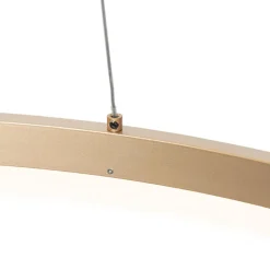 Hanglampen-QAZQA hanglampen anello goudkleurig geïntegreerde led