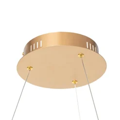 Hanglampen-QAZQA hanglampen anello goudkleurig geïntegreerde led