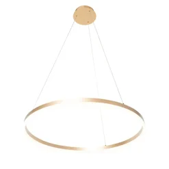 Hanglampen-QAZQA hanglampen anello goudkleurig geïntegreerde led