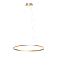 Hanglampen-QAZQA hanglampen anello goudkleurig geïntegreerde led