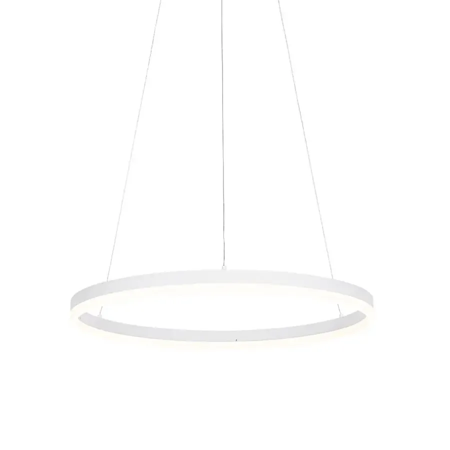 QAZQA hanglampen anello wit geïntegreerde led