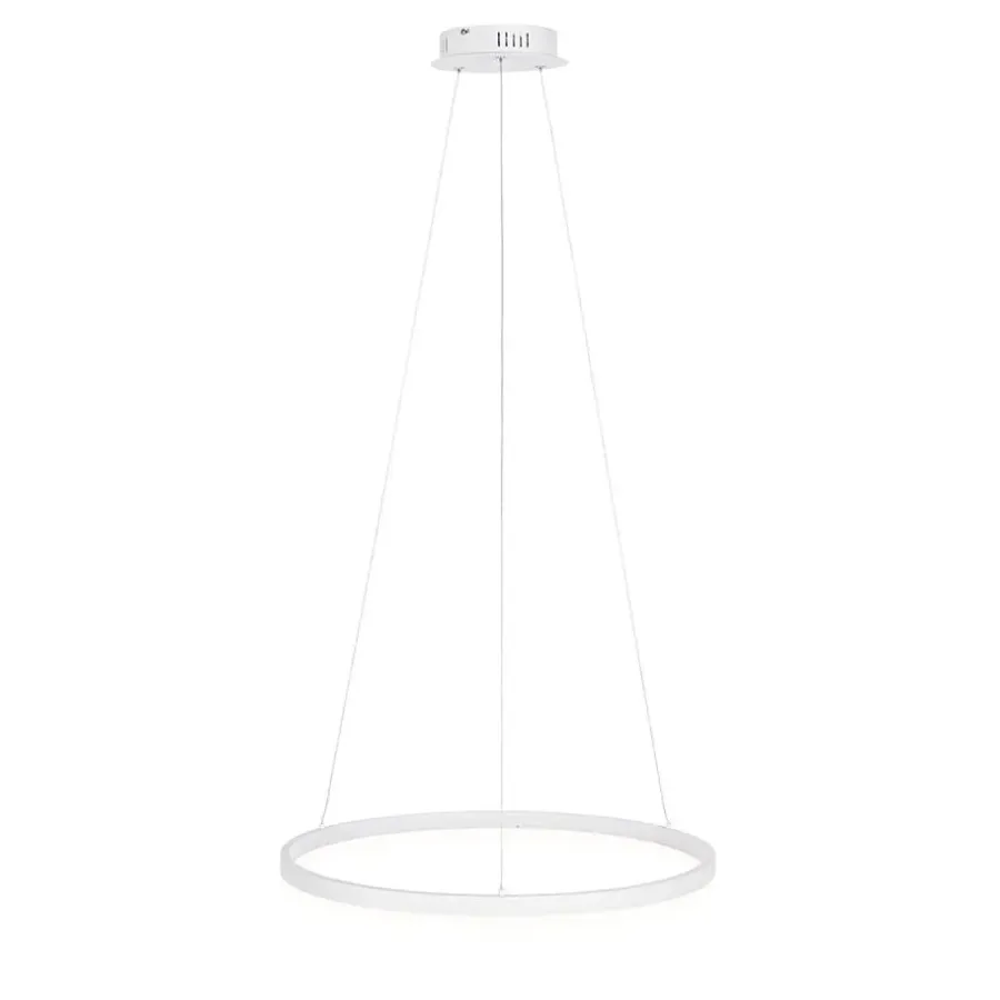 QAZQA hanglampen anello wit geïntegreerde led