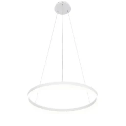 QAZQA hanglampen anello wit geïntegreerde led