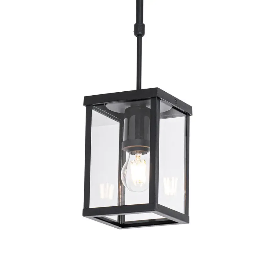 Buitenverlichting-QAZQA hanglampen buiten charlois zwart e27