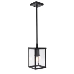 Buitenverlichting-QAZQA hanglampen buiten charlois zwart e27