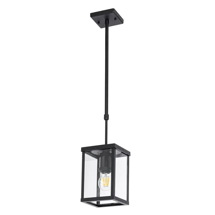 Buitenverlichting-QAZQA hanglampen buiten charlois zwart e27