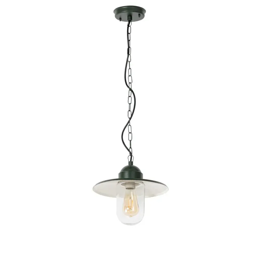 QAZQA hanglampen buiten kansas groen e27