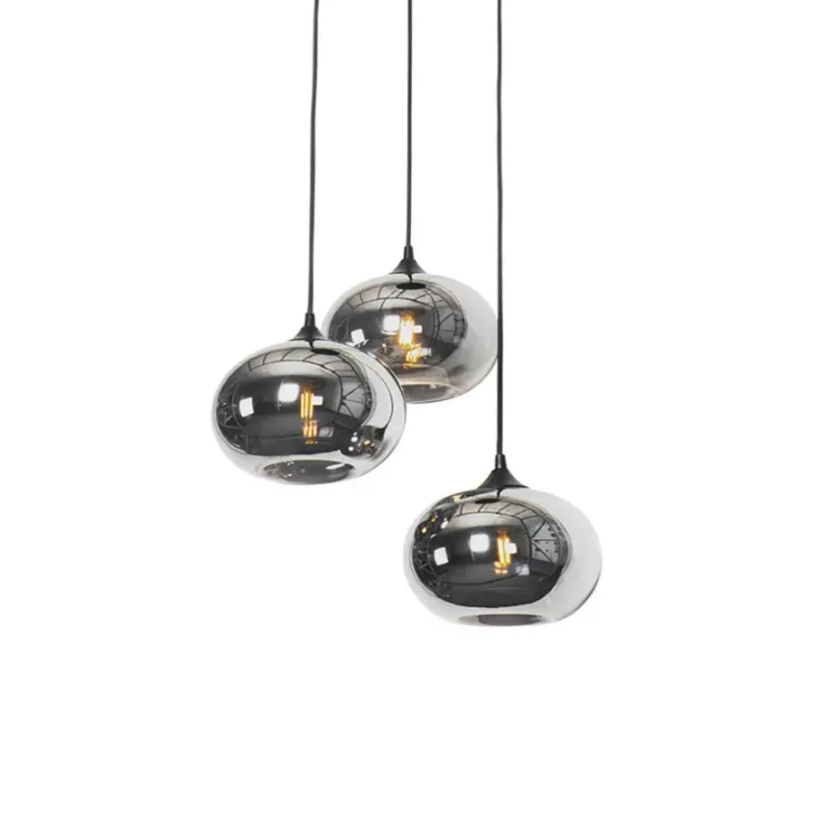 Hanglampen-QAZQA hanglampen busa zwart e27