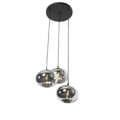 Hanglampen-QAZQA hanglampen busa zwart e27