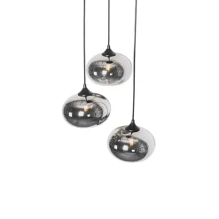 Hanglampen-QAZQA hanglampen busa zwart e27