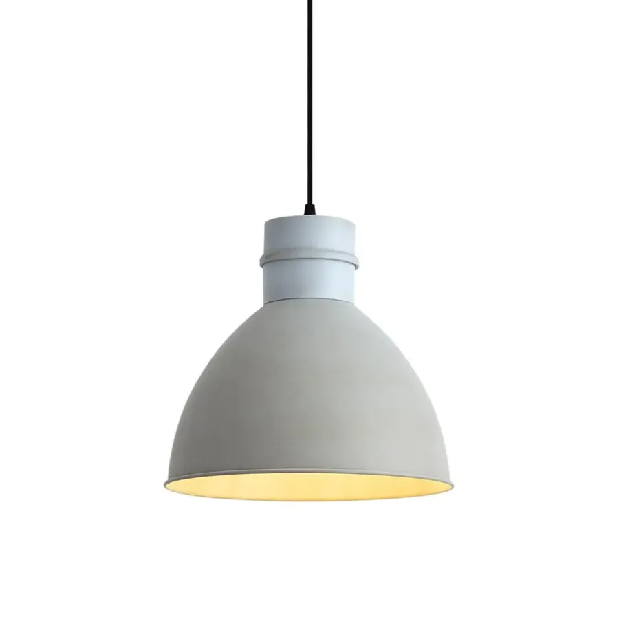 QAZQA hanglampen dory grijs e27