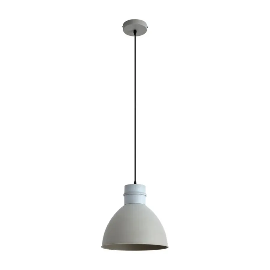 QAZQA hanglampen dory grijs e27