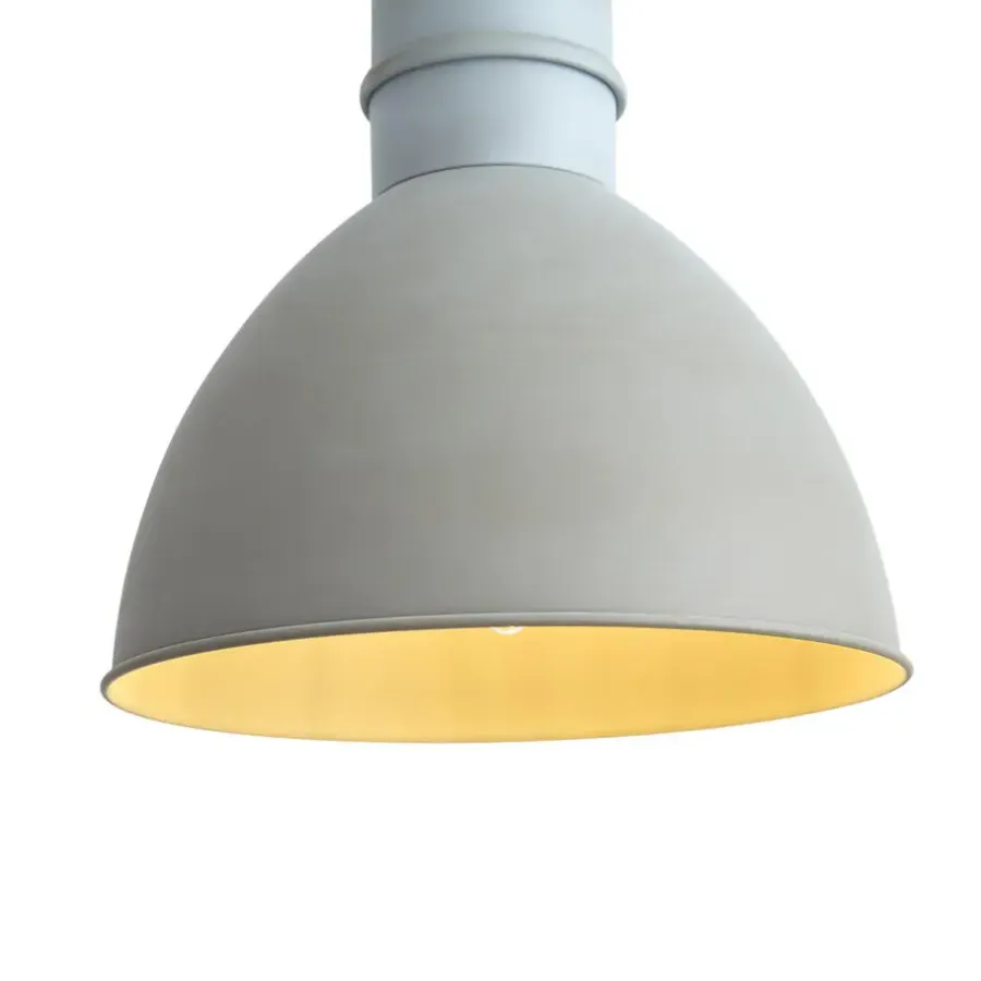 QAZQA hanglampen dory grijs e27