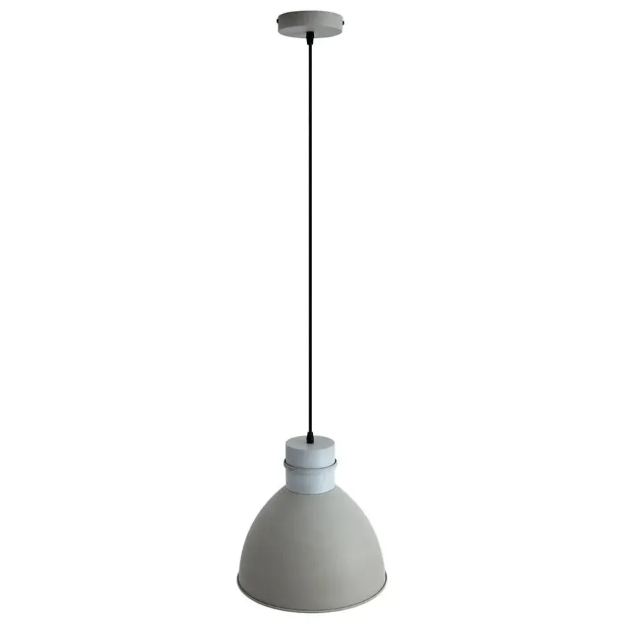 QAZQA hanglampen dory grijs e27