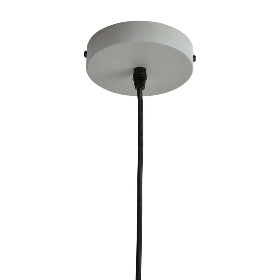 QAZQA hanglampen dory grijs e27