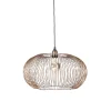 QAZQA hanglampen finn bruin e27