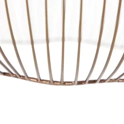 QAZQA hanglampen finn bruin e27