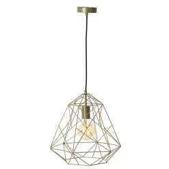 Hanglampen-QAZQA hanglampen framework goudkleurig e27