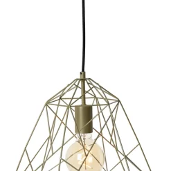Hanglampen-QAZQA hanglampen framework goudkleurig e27