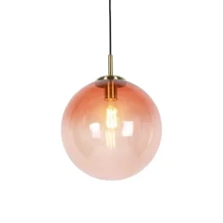 Hanglampen-QAZQA hanglampen pallon roze e27