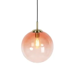 Hanglampen-QAZQA hanglampen pallon roze e27