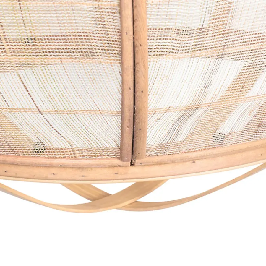 QAZQA hanglampen pascal bruin e27