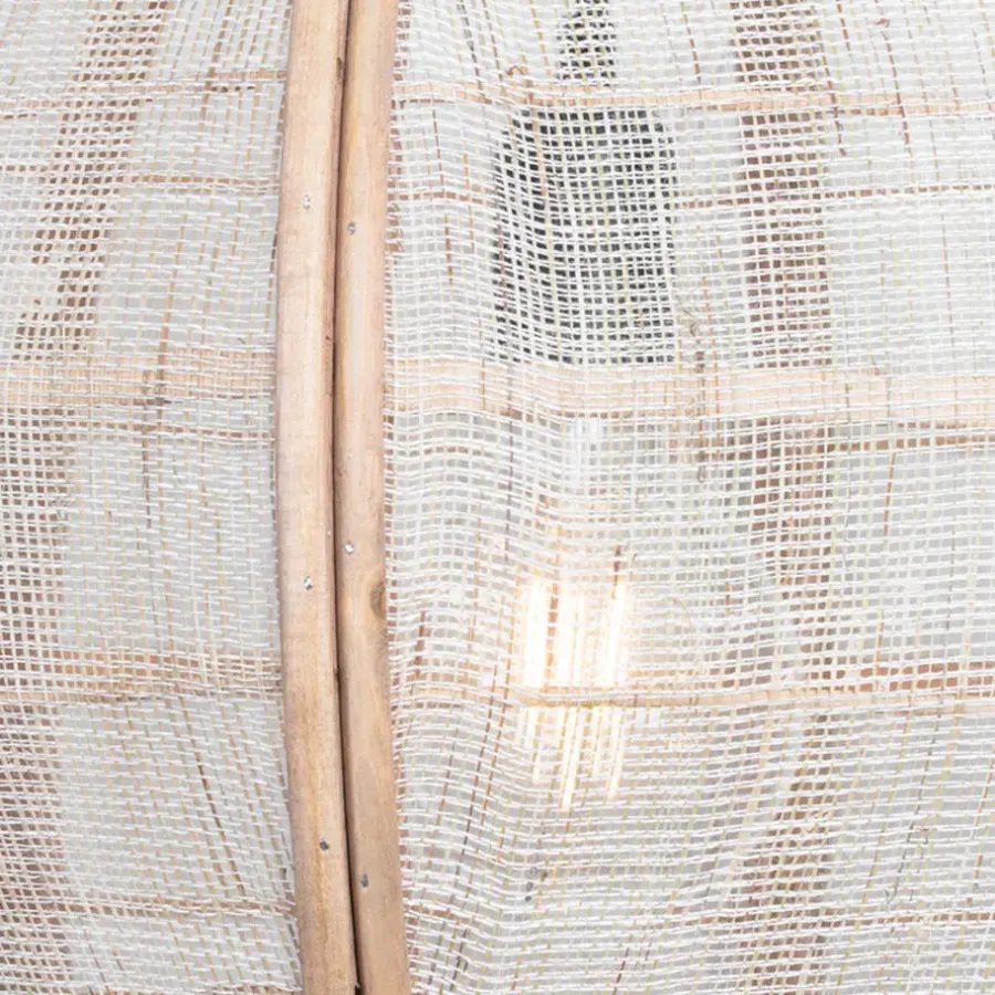 QAZQA hanglampen pascal bruin e27