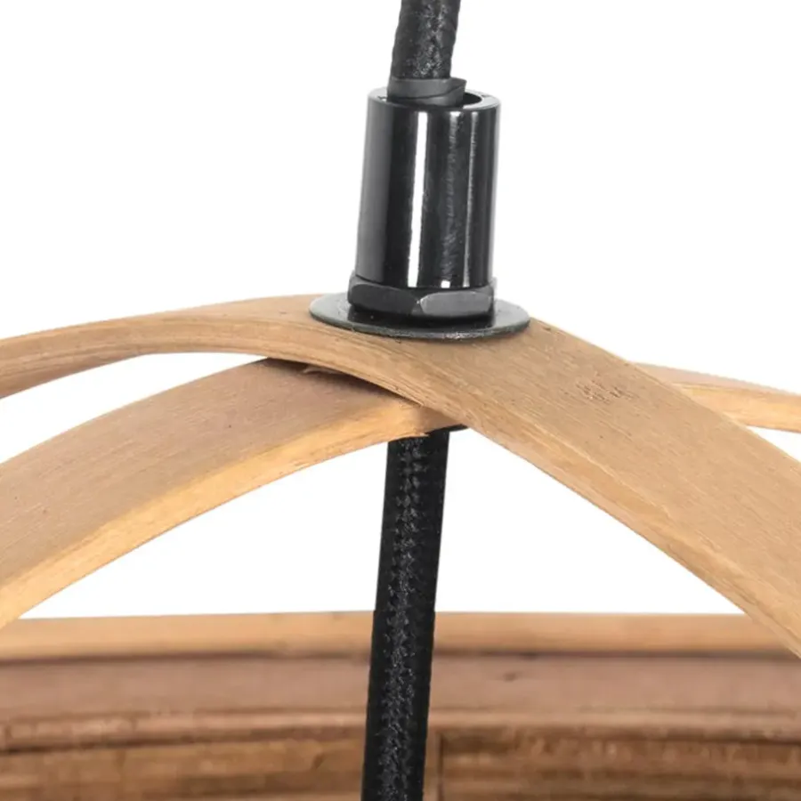 QAZQA hanglampen pascal bruin e27